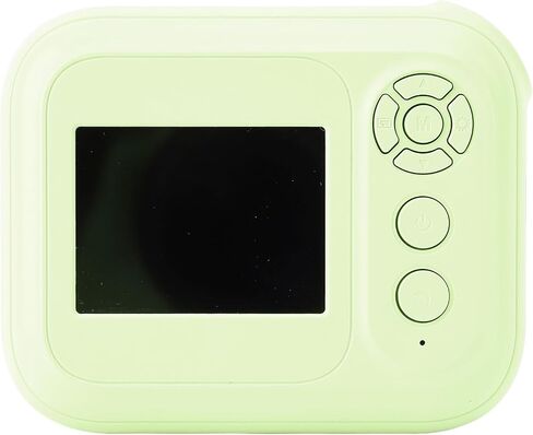 Instant Print Digital Camera 48MP with 1080P HD, 6X Zoom, DIY Black & White Prints, MP3 Player, Games, Cute Camera for Kids Birthday or Christmas (Green) in Saudi Arabia