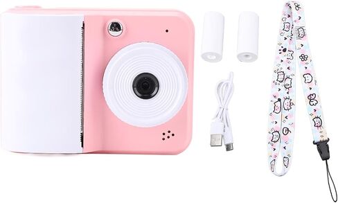 Instant Print Camera for Kids, 48MP 1080P Kids Camera Instant Print with 3 Rolls Print Paper, for Boys & Girls (Blue) in Saudi Arabia