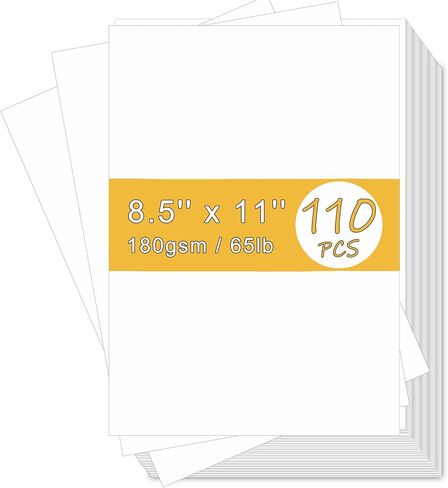 120 ورقة 8.5 × 11 ورقة ورقة ملونة ، 85 رطل/230gsm A4 Morandi Cardstock ، ورقة سجل القصاصات على الوجهين ثقيلة لطباعة NKJET ، صنع البطاقات ، الحرف اليدوية ومشاريع DIY (10 ألوان) in Kuwait