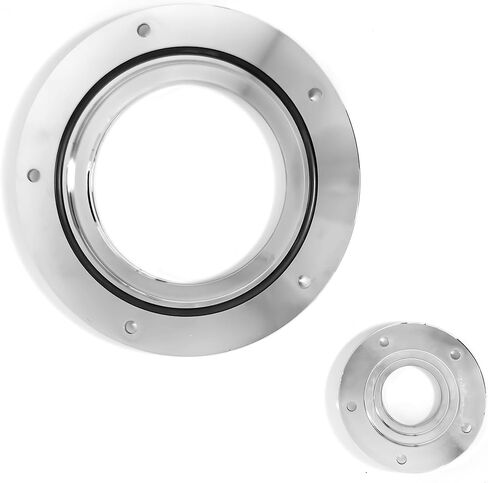 Motorcycle Transparent Derby Cover Engine Timer Cover for Harley Big Twin Cam Touring Electra Glide Road King Dyna Softail Heritage Fatboy 1999-2013 (Black) in Kuwait