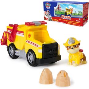 Paw Paw Patrol Fire Rescue: Truck Ruble Rescue Fire Dump Truck بشخصية عمل وقذائف وشاحنة ألعاب ولعب الأطفال للأولاد والبنات الذين تتراوح أعمارهم بين 3 وما فوق in Kuwait