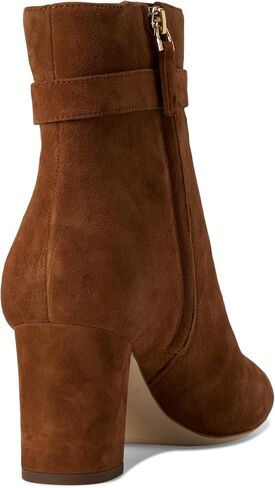 حذاء Lauren Ralph Lauren النسائي Kellie Suede Bootie ذو الكعب العالي الأنيق in Saudi Arabia