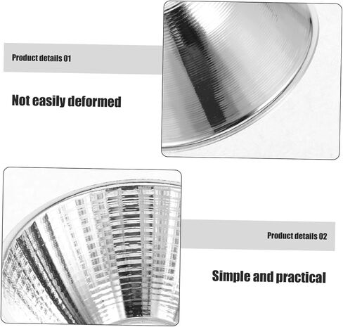 2pcs Spotlight Lampshade Flashlight Reflecting Plate Reflector Ring Accessory for Flashlight Led Light Reflective Cup in Saudi Arabia