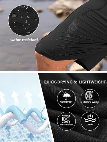 Yevtel Mens Hiking Shorts Safari Quick Dry Cargo Short for Men Stretch Waist Lightweight Fishing Shorts for Men in Kuwait