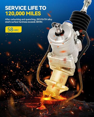 PHILTOP Power Steering Rack and Pinion Compatible with Nissan Altima 2002-2006 2.5L, Hydraulic Rack and Pinion Replace 26-3013 in Saudi Arabia