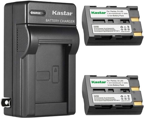 Kastar NP-400 AC Wall Battery Charger Replacement for Konica Minolta NP-400 Battery, BC-400 Charger, Konica Minolta Maxxum 5D, Maxxum 7D, a Sweet Digital, a-5 Digital, a-7 Digital Camera in Saudi Arabia