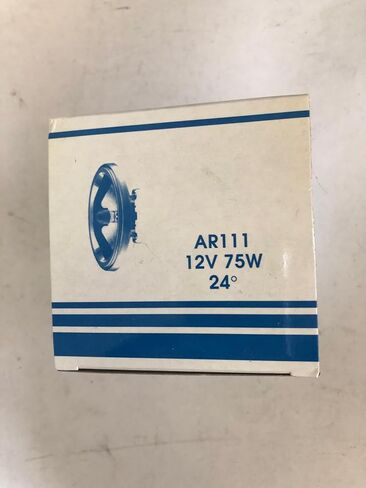 10 قطع 75AR111/Fl24/12V 75W AR111 12V الألومنيوم عاكس متوافق ث/استبدال لقاعدة أوسرام 41840Fl G53 in Kuwait