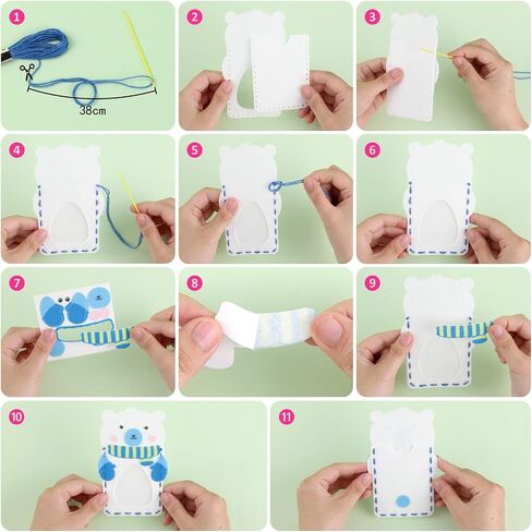 مجموعة خياطة Funtopia للأطفال ، 10 مشاريع DIY سهلة من الحيوانات المحشوة مع الكتب التوجيهية ، المبتدئين ألعاب الخياطة وهدية عيد ميلاد للبنات ، والفنون المحسوسة للأطفال الذين تتراوح أعمارهم بين 5-8 إلى 28-12 in Saudi Arabia