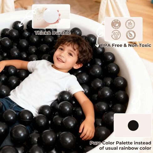 TRENDPLAY Plastic Balls for Ball Pits - Hollow Balls- Safe and Exciting Playtime - Perfect for Baby Pools, Birthday Party Decoration in Kuwait