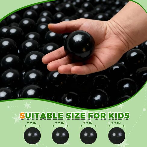 TRENDPLAY Plastic Balls for Ball Pits - Hollow Balls- Safe and Exciting Playtime - Perfect for Baby Pools, Birthday Party Decoration in Kuwait
