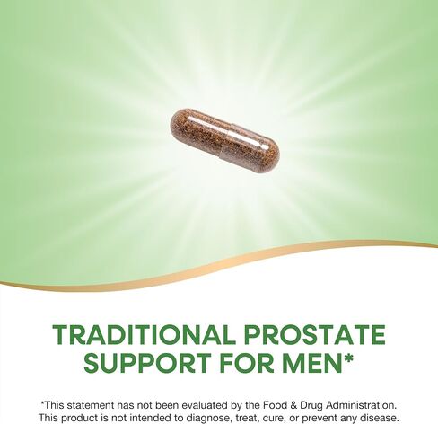 Nature's Way Saw Palmetto Berries, Traditional Prostate Support*, 585 mg per Serving, Non-GMO Project Verified, Vegan, 180 Capsules (Packaging May Vary) in Saudi Arabia