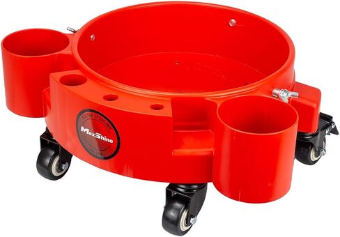 Maxshine 3.5gal Universal Red Detailing Bucket – Car Wash Bucket for Scratch-Free Washing, Garage Storage & Detailing Tools – Holds Soap, Foam Cannon, Microfiber Towels & More in Saudi Arabia
