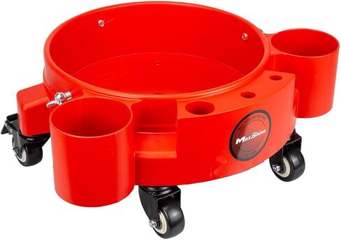 Maxshine 3.5gal Universal Red Detailing Bucket – Car Wash Bucket for Scratch-Free Washing, Garage Storage & Detailing Tools – Holds Soap, Foam Cannon, Microfiber Towels & More in Saudi Arabia