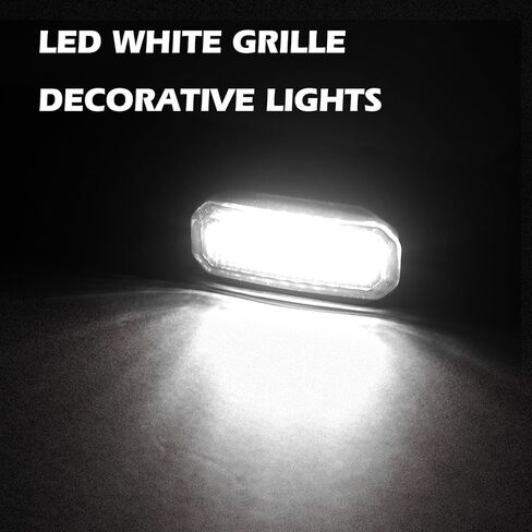 Maiker Amber LED مصابيح مصبغة متوافقة مع 2024-2025 Jeep Wrangler JL Jlu & Gladiator JT مصنع المصنع الأصلي ، 5pcs مصابيح الشبكة الأمامية in Kuwait