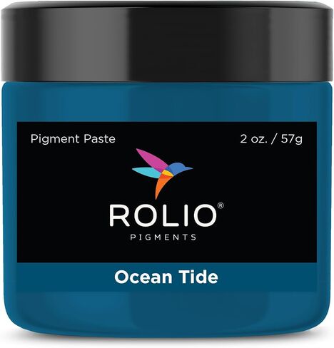 Rolio Pigment Paste ، 2oz Jar - Hunter Green ، مثالي لمشاريع الايبوكسي ، صبغة غنية للفن النابض بالحياة ، صبغة راتنج الايبوكسي ومعجون الصباغ للطلاء ، الصب ، المصبوب ، وإبداعات الحرف اليدوية DIY in Kuwait