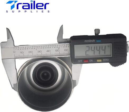 4pc قبعات غبار قابلة للشفرة-2.75 "OD X 1.5" H-مع مقابس مطاطية مثبتة مسبقًا-تناسب محاور مقطورة 7K/8K 8-LUG-DC-275L in Kuwait