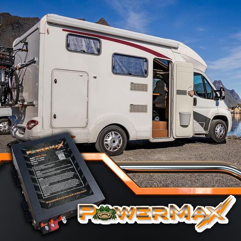 إمدادات PowerMax PM3-65POWER ، AC إلى DC Converter 110VAC إلى 12VDC 65AMP ، شاحن البطارية مع وضع شحن ذكي من 3 مراحل ، مروحة تبريد مدمجة ومؤشر LED ، متوافق مع الليثيوم in Kuwait