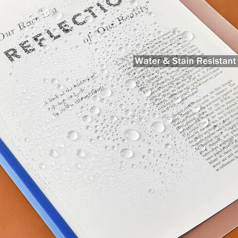 JOERSH 10Pcs Clear Report Covers with Sliding Bar, 40 Sheet Capacity Plastic Binder Paper Protector, Report Folders with Clear Cover for Resume File Documents, Black in Kuwait