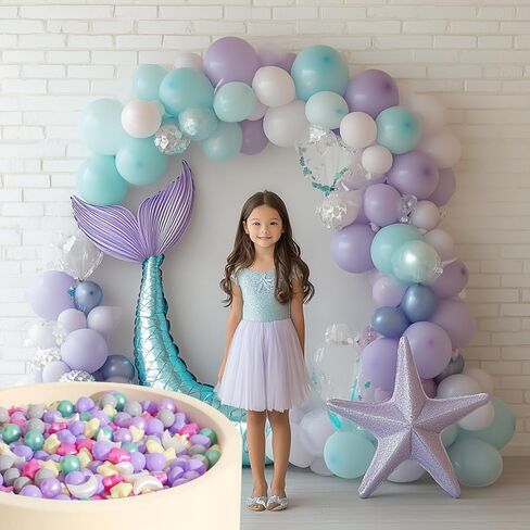 TRENDPLAY Star Ball Pit Balls Set: Vibrant Mix of Shapes - 50 100 200 500 Mix Stars Moon Shapes for Kids, Perfect for Parties, Playtime in Kuwait