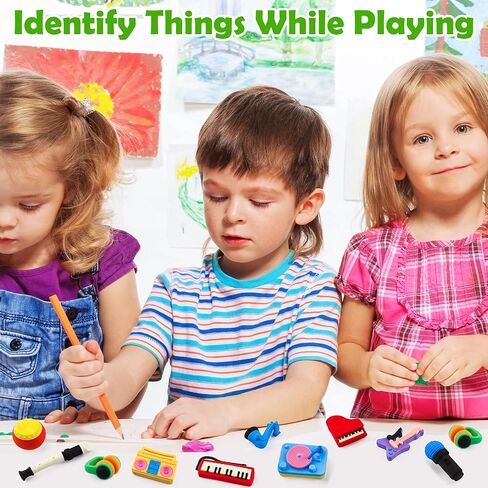 30 PCS محايات الطعام للحيوانات الأليفة المكتبية ، ثلاثية الأبعاد ، قم بفصل محو القلم رصاص محو اللغز جوائز الفصول الدراسية للأطفال في فئة الكنز ، ومكافآت اللعبة ، وفضلات الحفلات in Kuwait