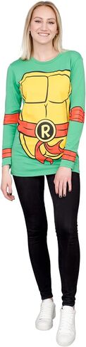 Teenage Mutant Ninja Turtles Long Sleeve Costume Green T-Shirt & Eye Mask in Saudi Arabia