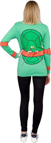 Teenage Mutant Ninja Turtles Long Sleeve Costume Green T-Shirt & Eye Mask in Saudi Arabia