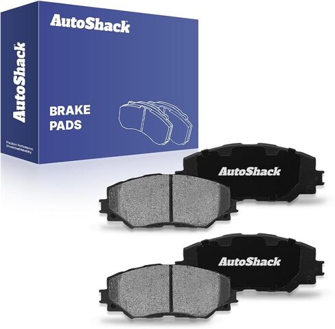 Autoshack Front Ceramic Brake Set Set Set Set Set Set Set Set Set Set Set Set Set Set Set Set Set Set Set Set Set Set Set Set Set Set Set Synged لعام 2006-2018 Toyota Yaris 2010-2019 Prius 2012-2019 Prius C 2011-2017 Lexus CT200H 2013 Scion IQ 1.5L 1.8L F in Kuwait