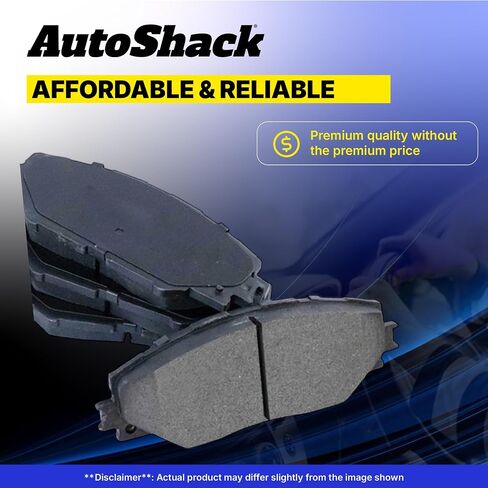 Autoshack Front Ceramic Brake Set Set Set Set Set Set Set Set Set Set Set Set Set Set Set Set Set Set Set Set Set Set Set Set Set Set Set Synged لعام 2006-2018 Toyota Yaris 2010-2019 Prius 2012-2019 Prius C 2011-2017 Lexus CT200H 2013 Scion IQ 1.5L 1.8L F in Kuwait
