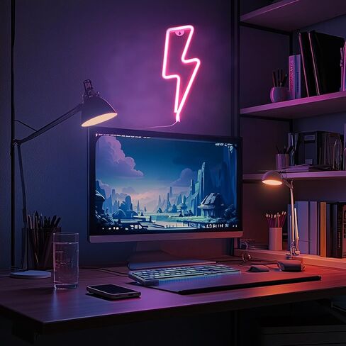 2 Pack Cloud Anime Neon Sign Wall Decor,USB&Battery Powered LED Game Neon Light for Teen Girl Kid's Bedroom, Bar, Aesthetic,Christmas,Gaming Room, Party, Home, Wedding Party in Saudi Arabia