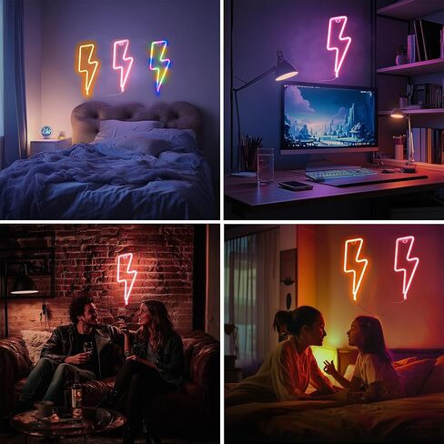 2 Pack Cloud Anime Neon Sign Wall Decor,USB&Battery Powered LED Game Neon Light for Teen Girl Kid's Bedroom, Bar, Aesthetic,Christmas,Gaming Room, Party, Home, Wedding Party in Saudi Arabia