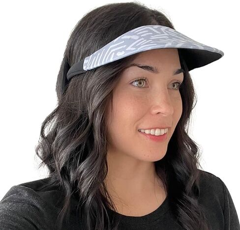 No Headache Sun Visor for Women | Stylish, Lightweight Square Brim Hat | Comfortable UV Protection for Golf, Tennis & Travel in Saudi Arabia