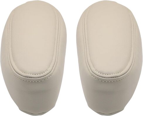 Secosautoparts Coverrest Cover Presplication Cover Leather Cover Med Tan متوافق مع Chevy Silverado 1500 2500 3500 Tahoe Sierra Suburban Avalanche 2000 2001 2002 2003 2005 2005 in Kuwait
