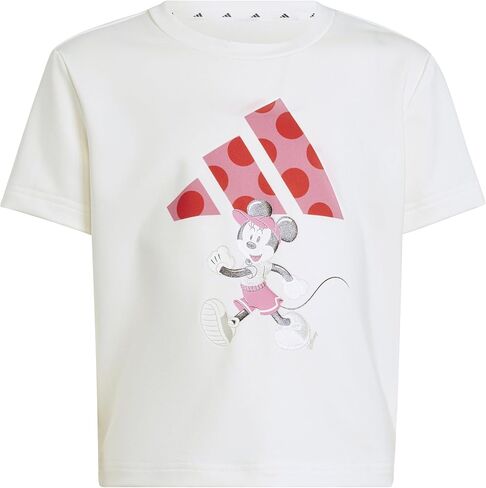 adidas Girls x Disney Minnie Mouse Sportswear T-Shirt Set, Pink Fusion/Multicolor, 2 Years in Saudi Arabia