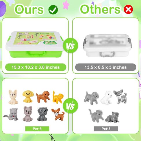 Mathea Sensory Bin for Toddlers Kids Sand Play Kit ، 2.2 رطل من الرمال مع شخصيات قطة الحيوانات الأليفة ، ألعاب شاطئية تظاهر ألعاب اللعب للفتيات الفتيان الذين تتراوح أعمارهم بين 3 4 5 6 in Kuwait