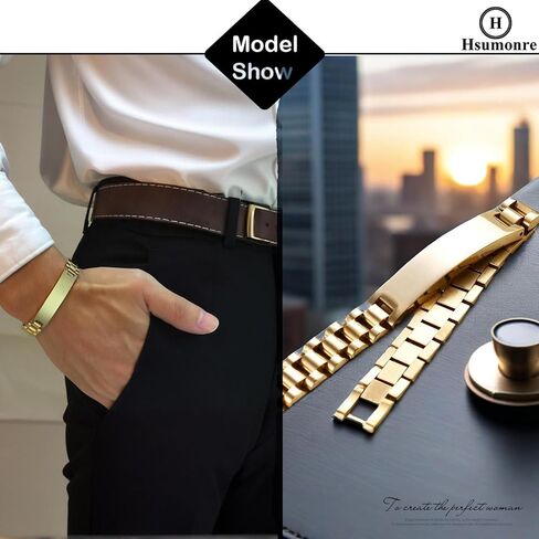 Custom Picture Bracelet Personalized Photo Couple Bracelets for Him&Her-Sketch Text Engravable ID Link Chain Cubic Zirconia Wristband Customize for Men Women BF and GF Strap Style in Saudi Arabia