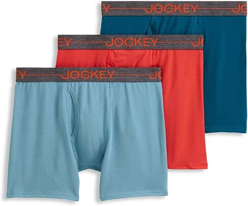 Jockey Boys 'Cotton Cotton Stretch Boxer Boxer - 3 Pack in Kuwait