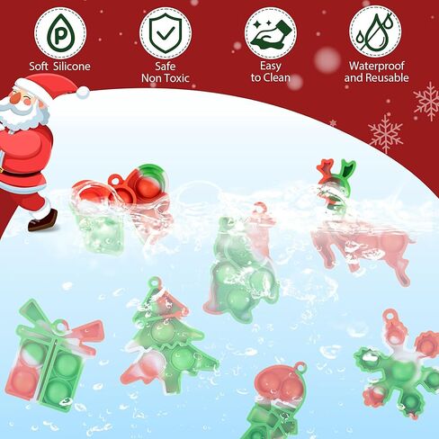 Halloween Party Favors for Kids,24 Packs Mini Pop Fidget Toys with Novelty Cards, Bulk Trick or Treat Keychain for Toddler Teen Age 3-8,8-12,Halloween Goodie Bag Stuffers Classroom Prizes Sensory Toy in Kuwait