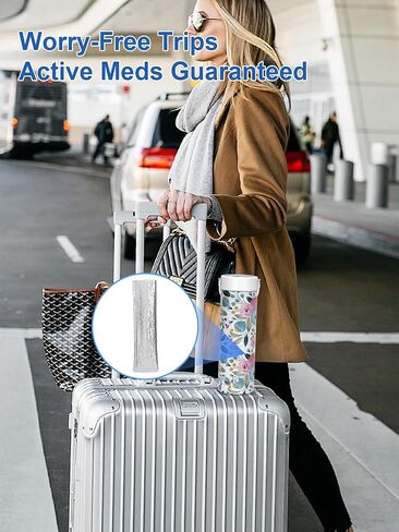 youshares electric electric insulin towner case ، 35-68 ° f درجة حرارة مخصصة ودرجة حرارة العرض المبرد الطبي مع الشاحن الحيوي وشاحن USB ، ثلاجة دواء لمرض السكري المعتمد من TSA ، محمولة من 1 إلى 7 Epipens in Saudi Arabia