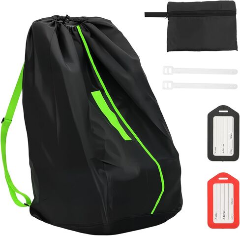 حقائب مقعد السيارة للسفر بالطائرة، حقيبة فحص البوابة، حقيبة سفر متينة مع أحزمة كتف سميكة وقطعتين من بطاقات الأمتعة للطائرة in Kuwait