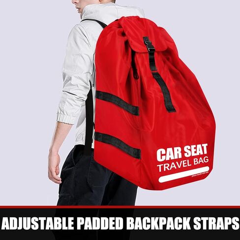 حقيبة سفر لمقعد السيارة للطائرة، حقائب كبيرة لمقعد السيارة للسفر الجوي مع أشرطة مبطنة، حقيبة تخزين/حقيبة ظهر لفحص البوابة لمطار مقعد السيارة، غطاء مقعد السيارة للسفر - أساسيات سفر الطفل للطيران in Kuwait