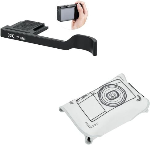 Camera Protective Wrap for Ricoh GR IV GR III Digital Cameras + Metal Thumbs Up Grip for GRIIIx GRIIIx HDF Ricoh GRIII GRIII HDF in Saudi Arabia
