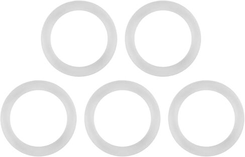 20 قطعة من حلقات السيليكون على شكل حرف O من Fafeicy، قطر 2.5 سم / 0.98 بوصة، مرفق حلقة سيليكون ناعمة (شفاف) in Kuwait
