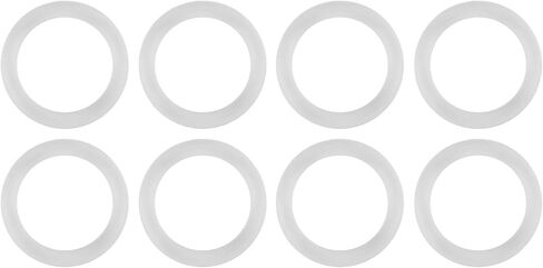 20 قطعة من حلقات السيليكون على شكل حرف O من Fafeicy، قطر 2.5 سم / 0.98 بوصة، مرفق حلقة سيليكون ناعمة (شفاف) in Kuwait
