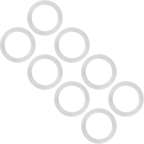 20 قطعة من حلقات السيليكون على شكل حرف O من Fafeicy، قطر 2.5 سم / 0.98 بوصة، مرفق حلقة سيليكون ناعمة (شفاف) in Kuwait