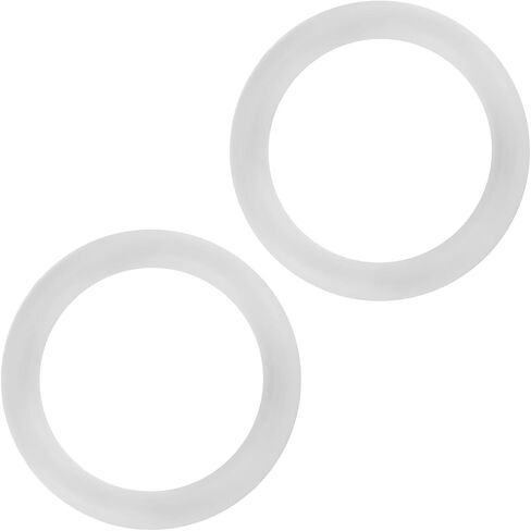 20 قطعة من حلقات السيليكون على شكل حرف O من Fafeicy، قطر 2.5 سم / 0.98 بوصة، مرفق حلقة سيليكون ناعمة (شفاف) in Kuwait