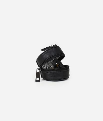 FAWN DESIGN The Paci Case, Black Pacifier Holder, Premium Pebbled Faux Leather Paci Holder, Insulated Pacifier Case with Zipper and Clip, Fits Most Standard Size Pacifiers, 2.25 x 2.25 inches in Saudi Arabia