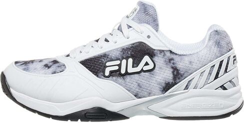 Fila Womens Volley Zone Pickleball Pickleball Sneakers Shoes - Black, White - Size 7.5 M in Saudi Arabia