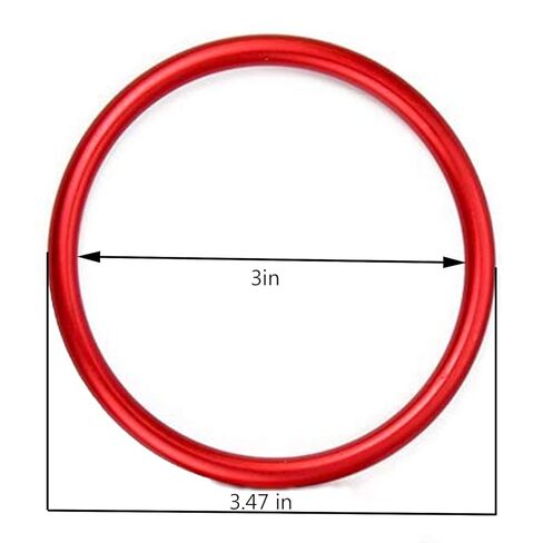 حلقات حبال أطفال من الألومنيوم كبيرة الحجم مقاس 3 بوصات من TOPIND لحاملات الأطفال والرافعات المكونة من قطعتين in Kuwait