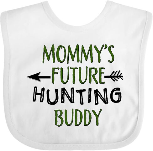 inktastic Mommys Future Hunting Buddy Baby Bib in Saudi Arabia