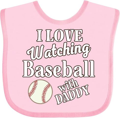 inktastic Daddy Baseball Grandson Baby Bib in Saudi Arabia